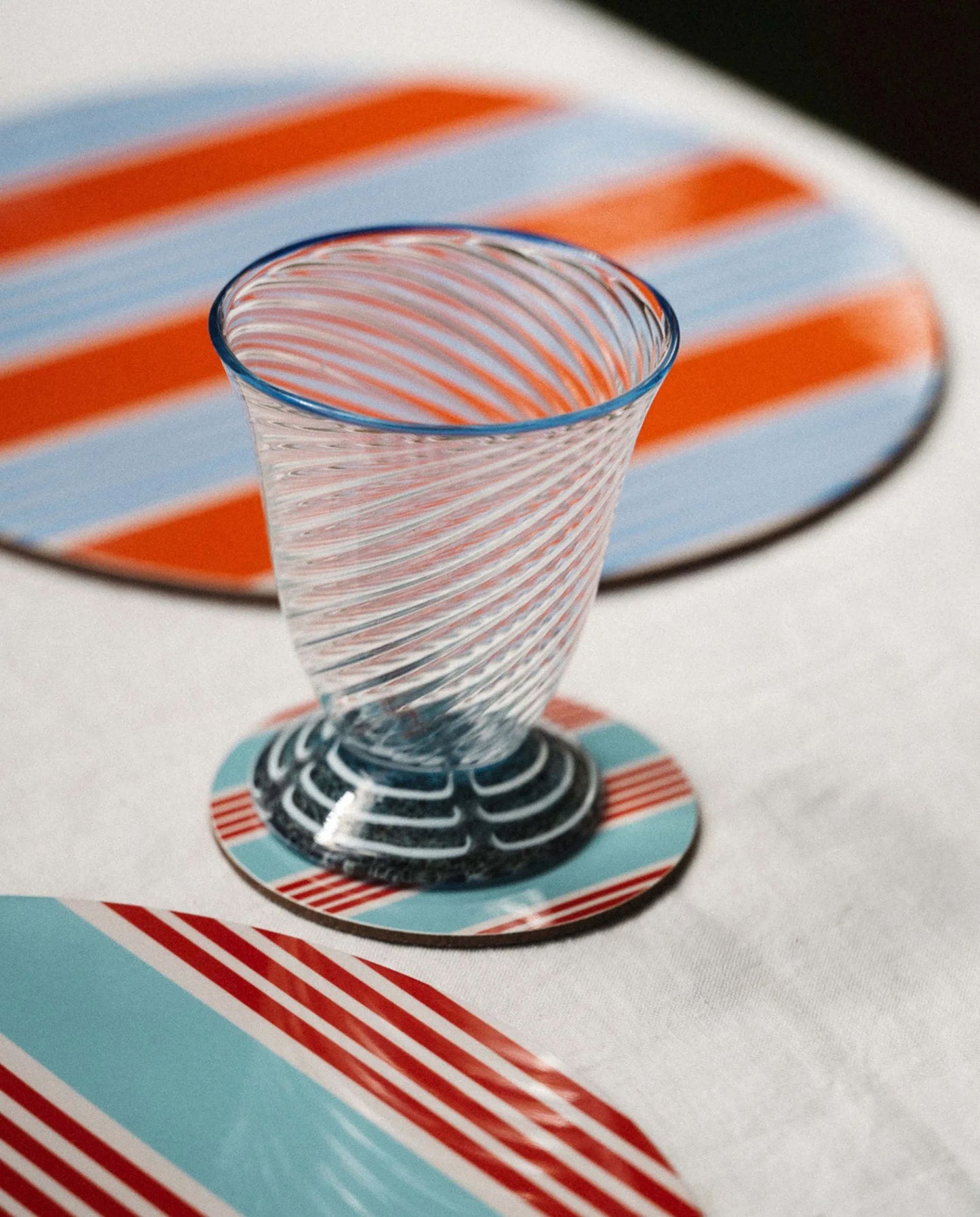 Amalfi Stripes Coaster