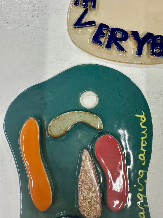He’s Just Hanging Around Wall Hanging