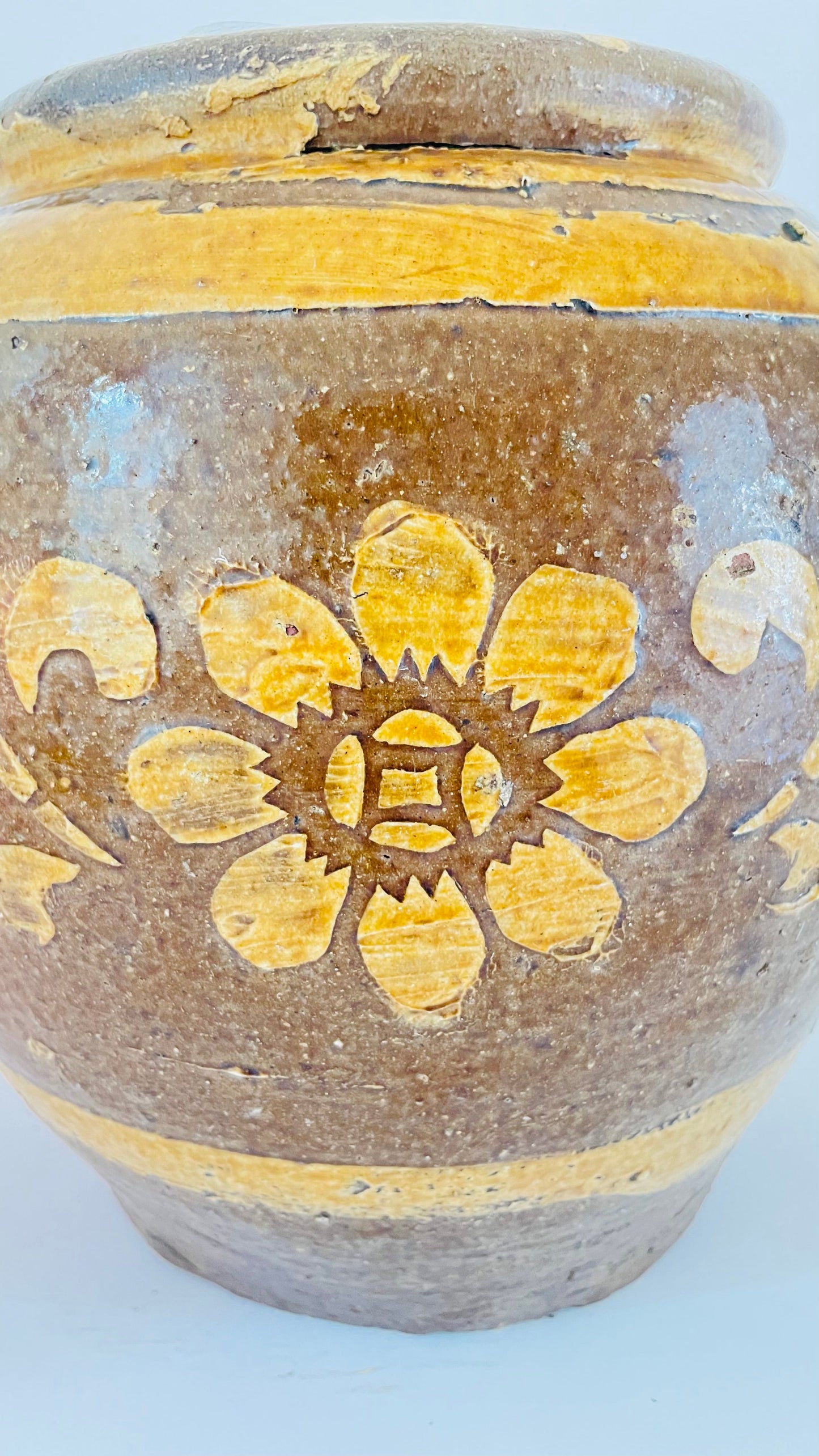 Antique Pottery Lamp