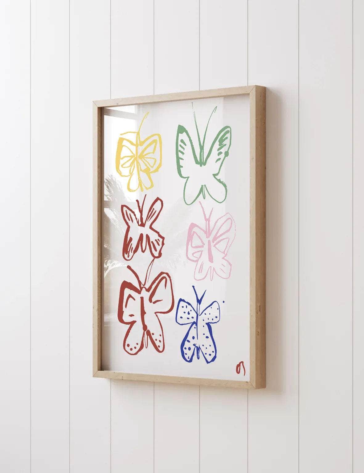 The Butterflies in Colour Print