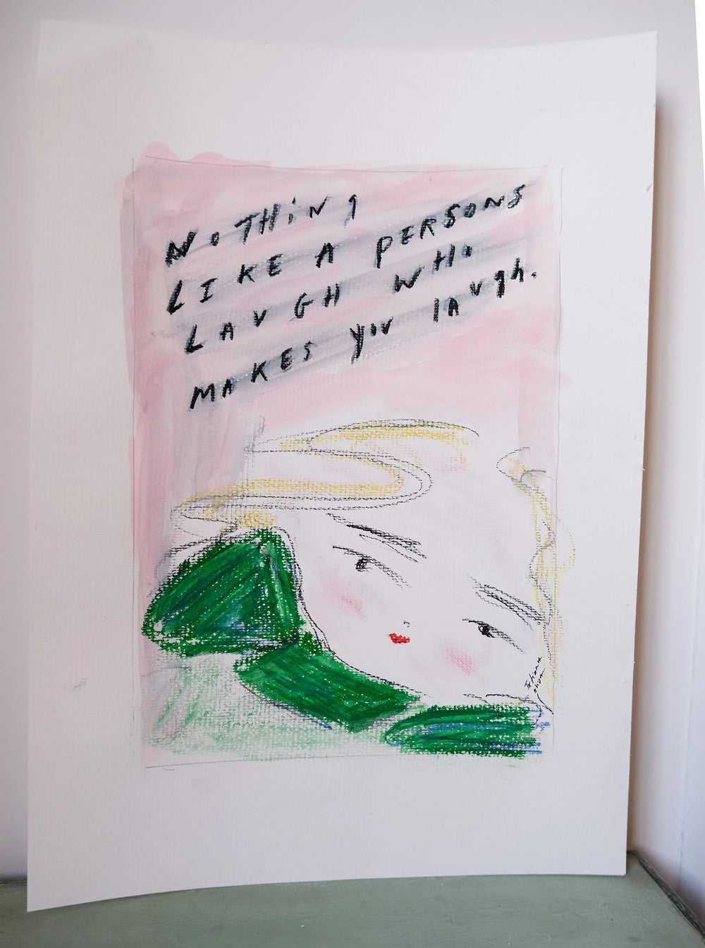 Nothing Like Someones Laugh That Makes You Laugh - original art work