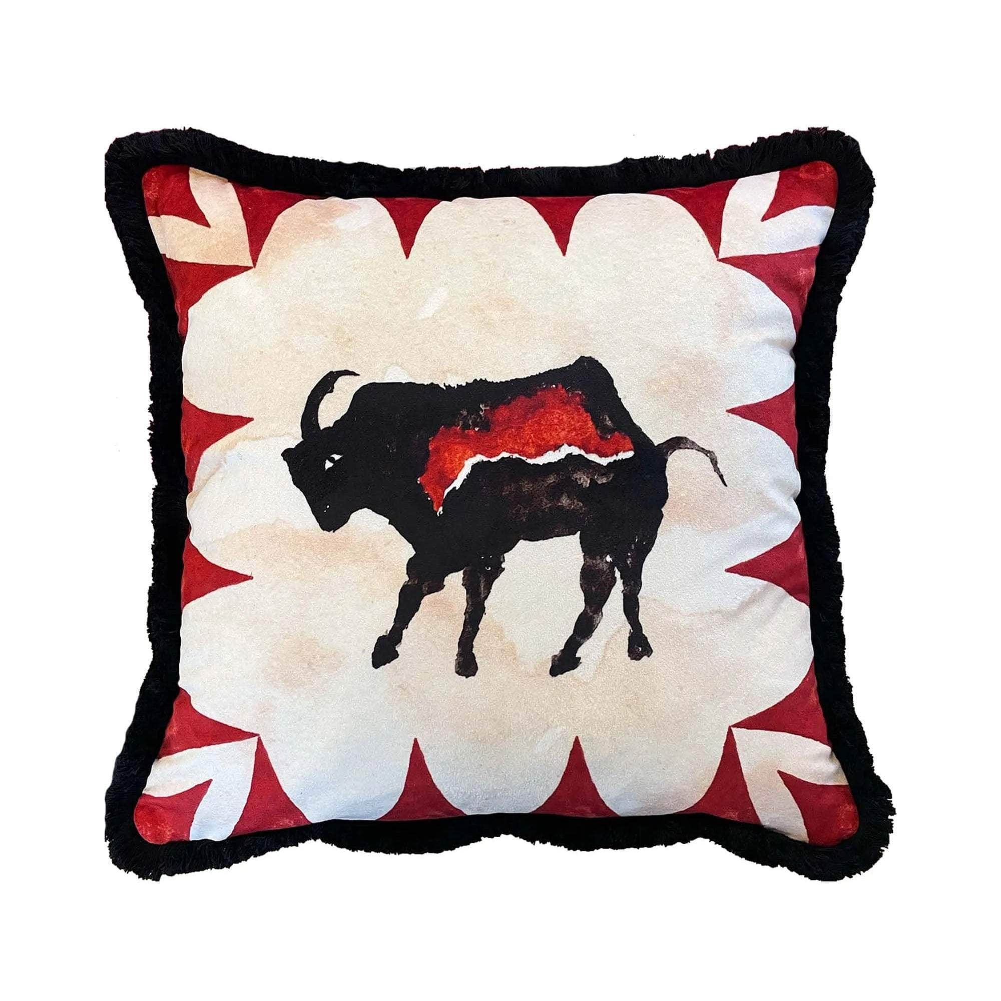 Bison Velvet Cushion
