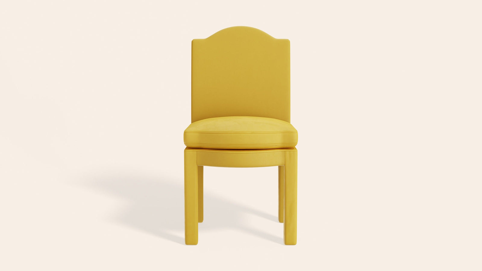 Pair of Leo Dining Chairs, Daffodil Velvet