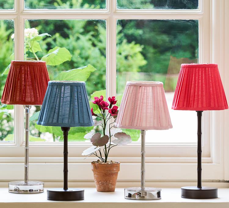 Watermelon Pink Scallop Lampshade - 16cm