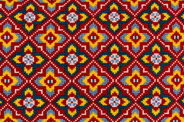 Cross-Stitch Pillow Cover 14×20 in