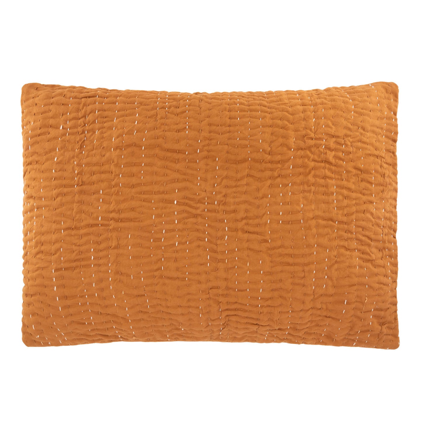 Cotton Texture Pillow Brown