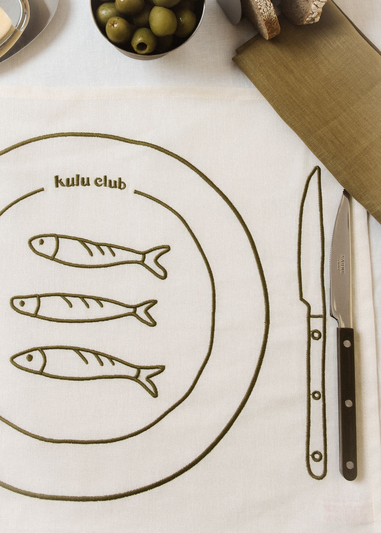 Placemats Set Bistro Plates