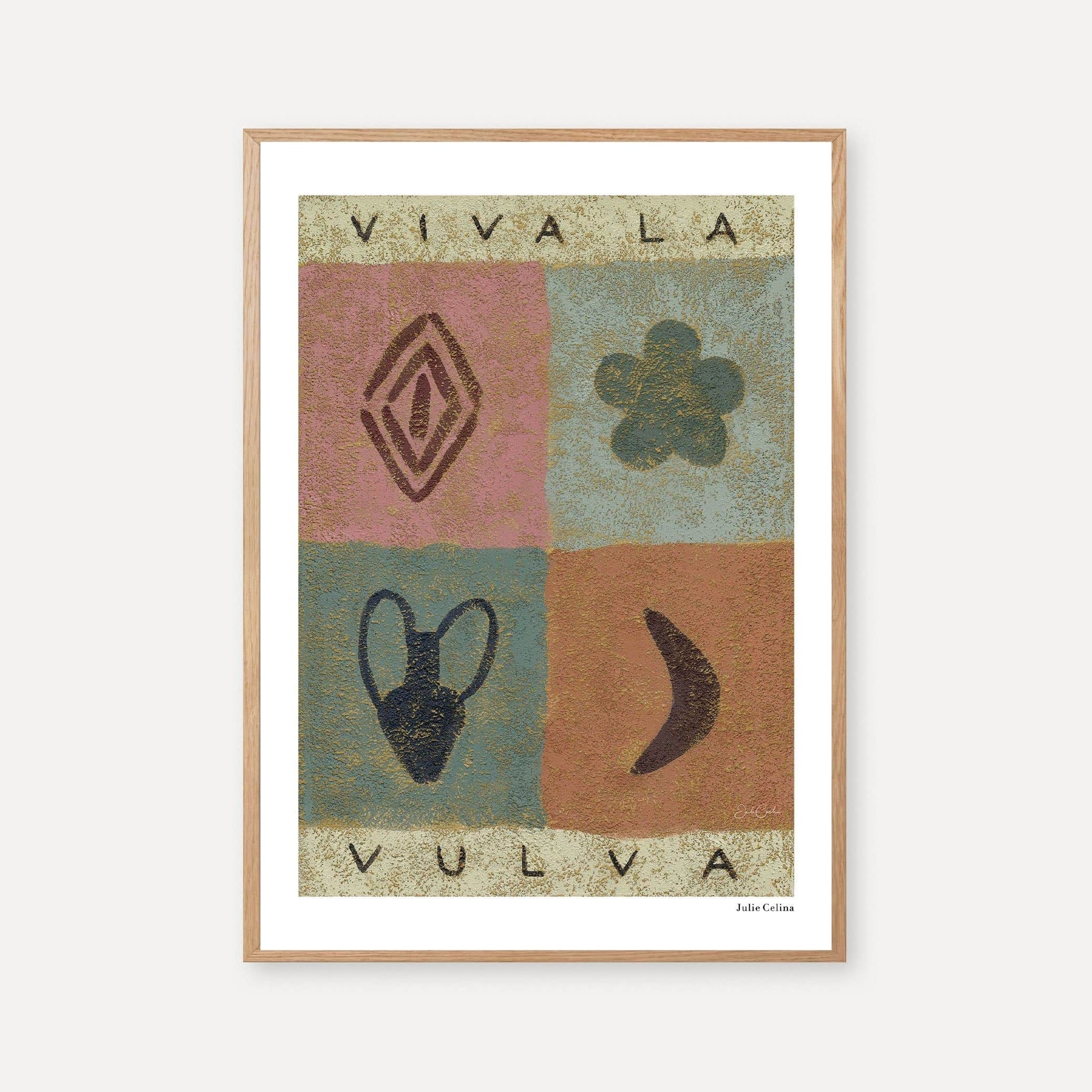 Viva La Vulva - Feministic Wall Art Print-