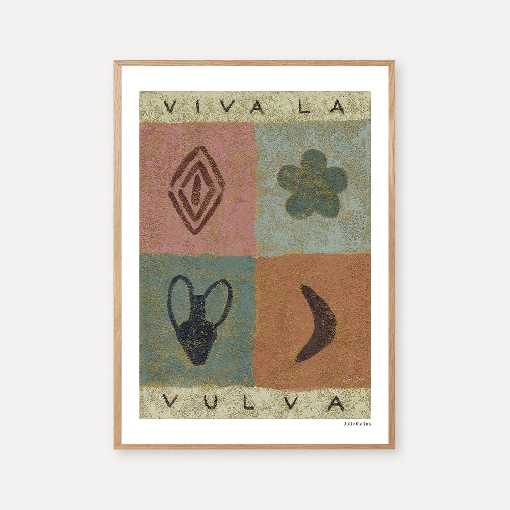 Viva La Vulva - Feministic Wall Art Print