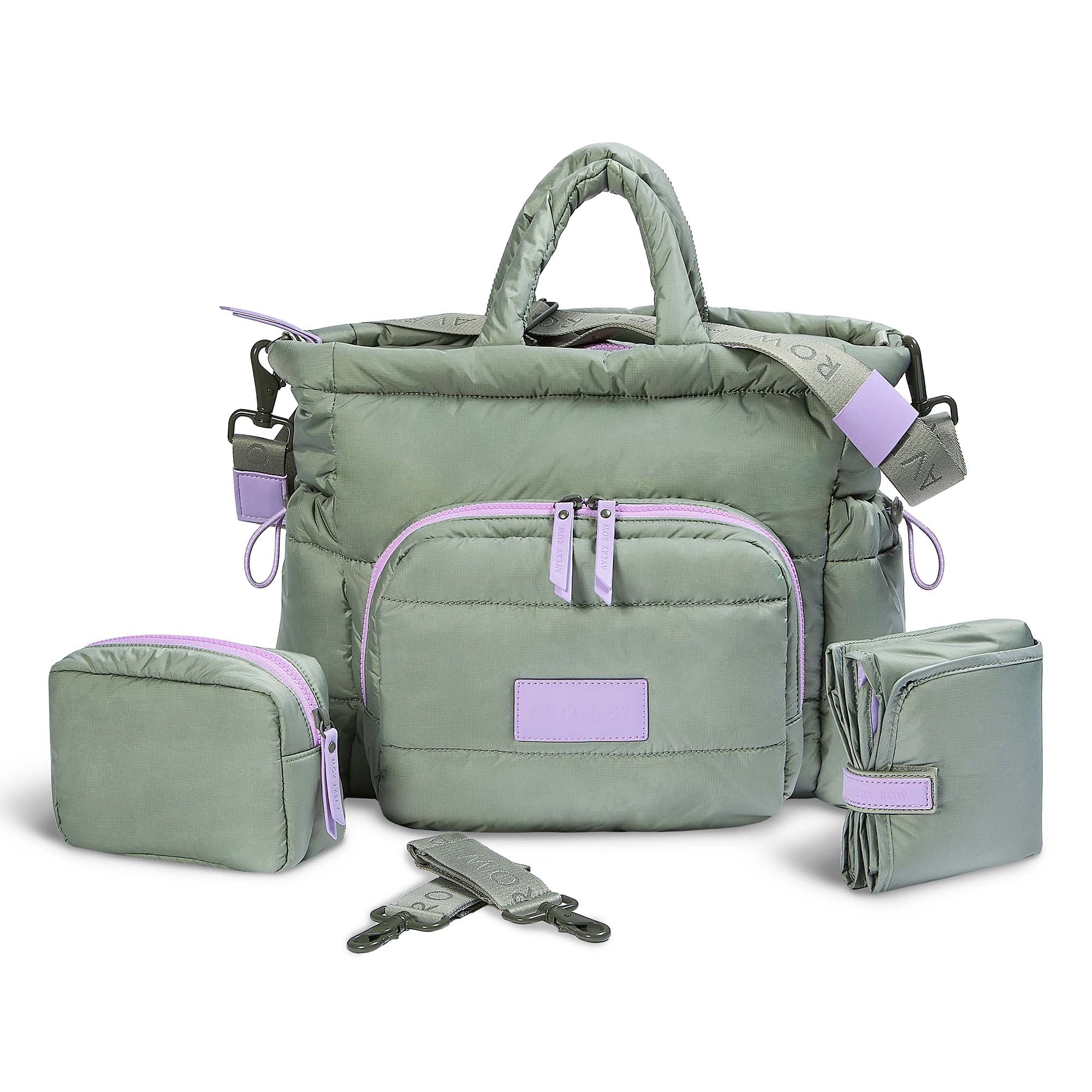 Baby Changing Tote Bag - Olive