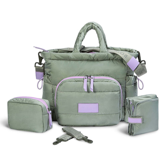 Baby Changing Tote Bag - Olive