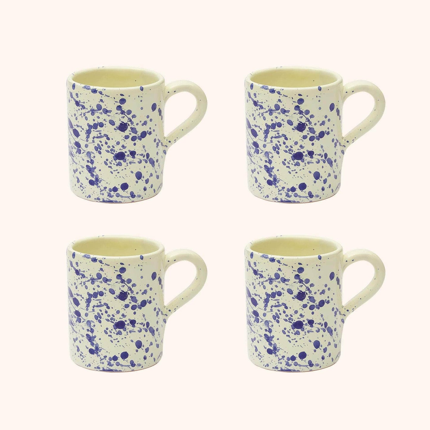 Blueberry Coffee Mug Set | 4 Pieces