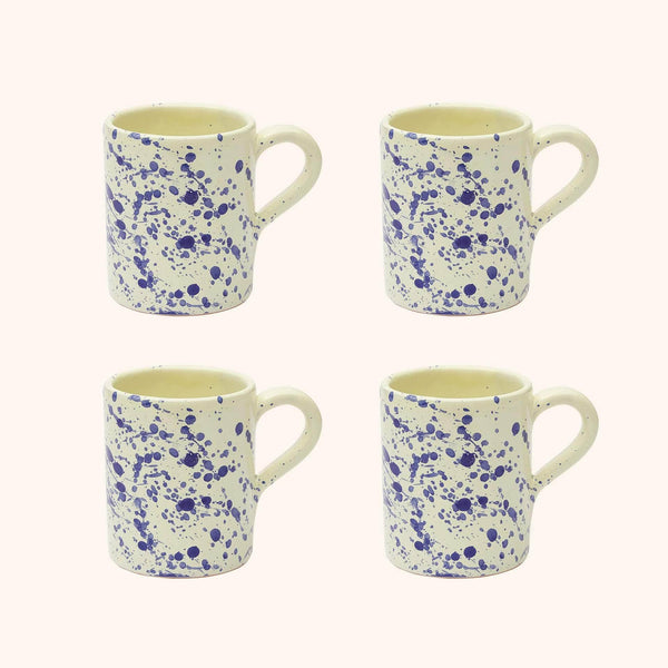 Blueberry Coffee Mug Set | 4 Pieces