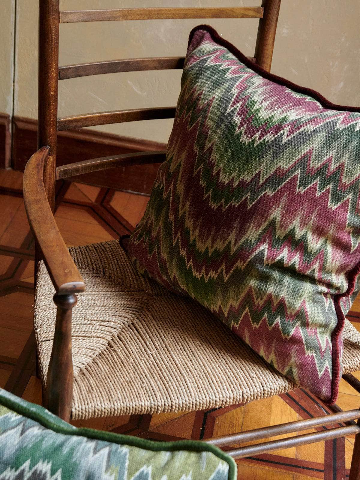 Pillow Herringbone Purple