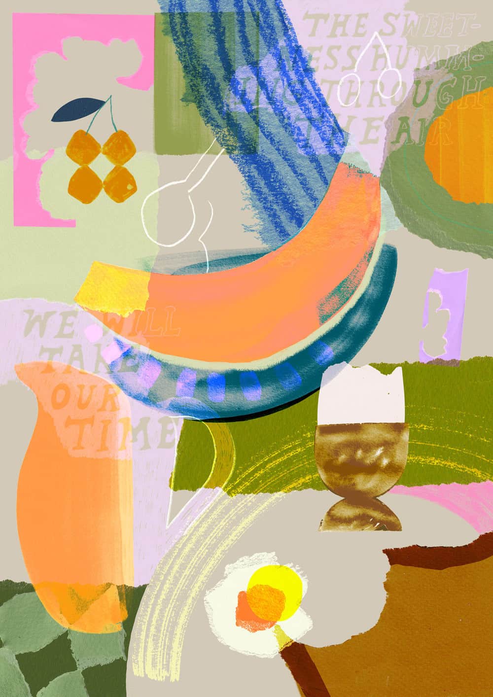 Slow Breakfast Print