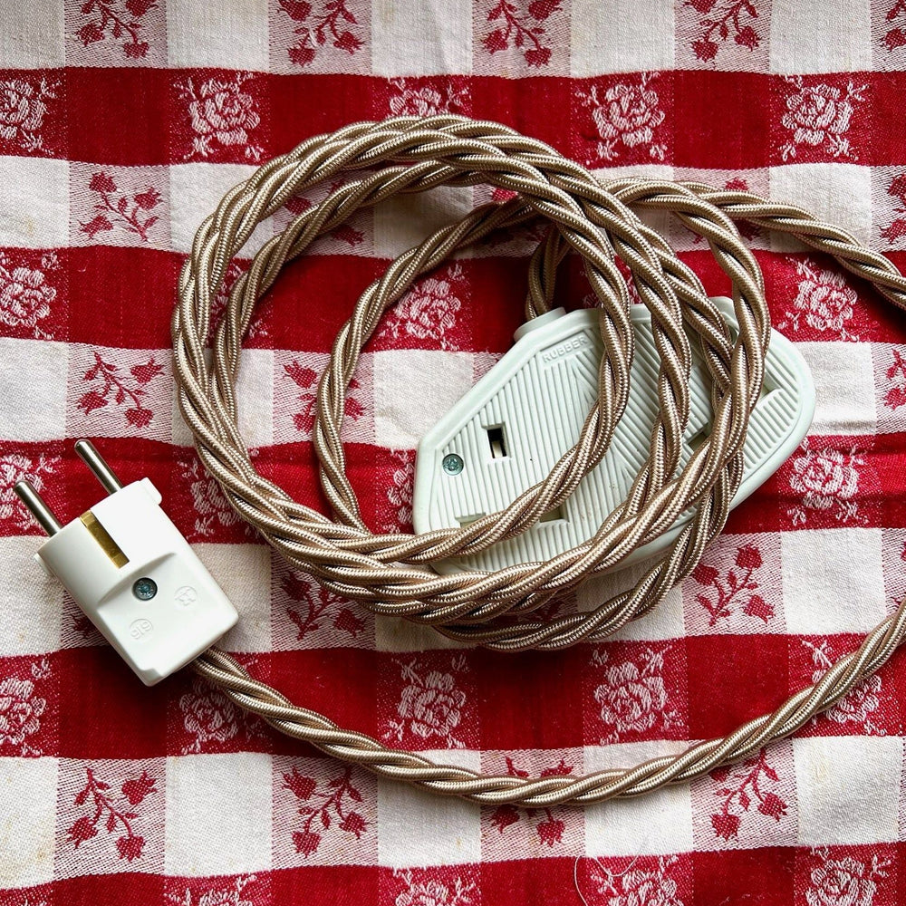 European Travel Adaptor in White 2 Sockets