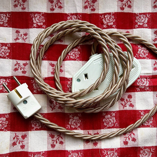 European Travel Adaptor in White 2 Sockets