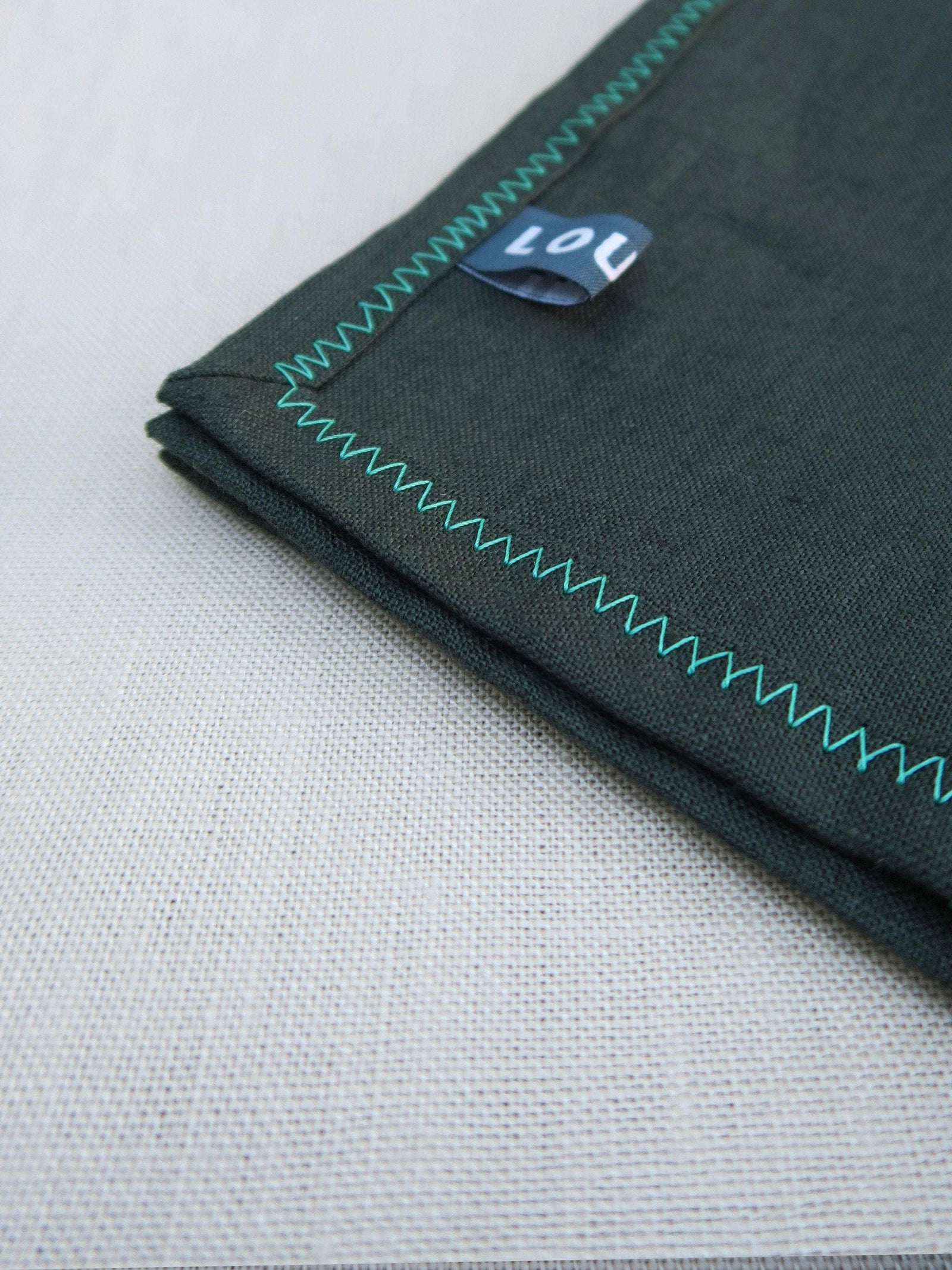 Irish Linen Napkin - Forest Green