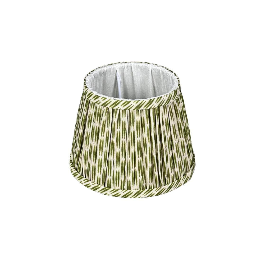 Lampshade Green Ikat