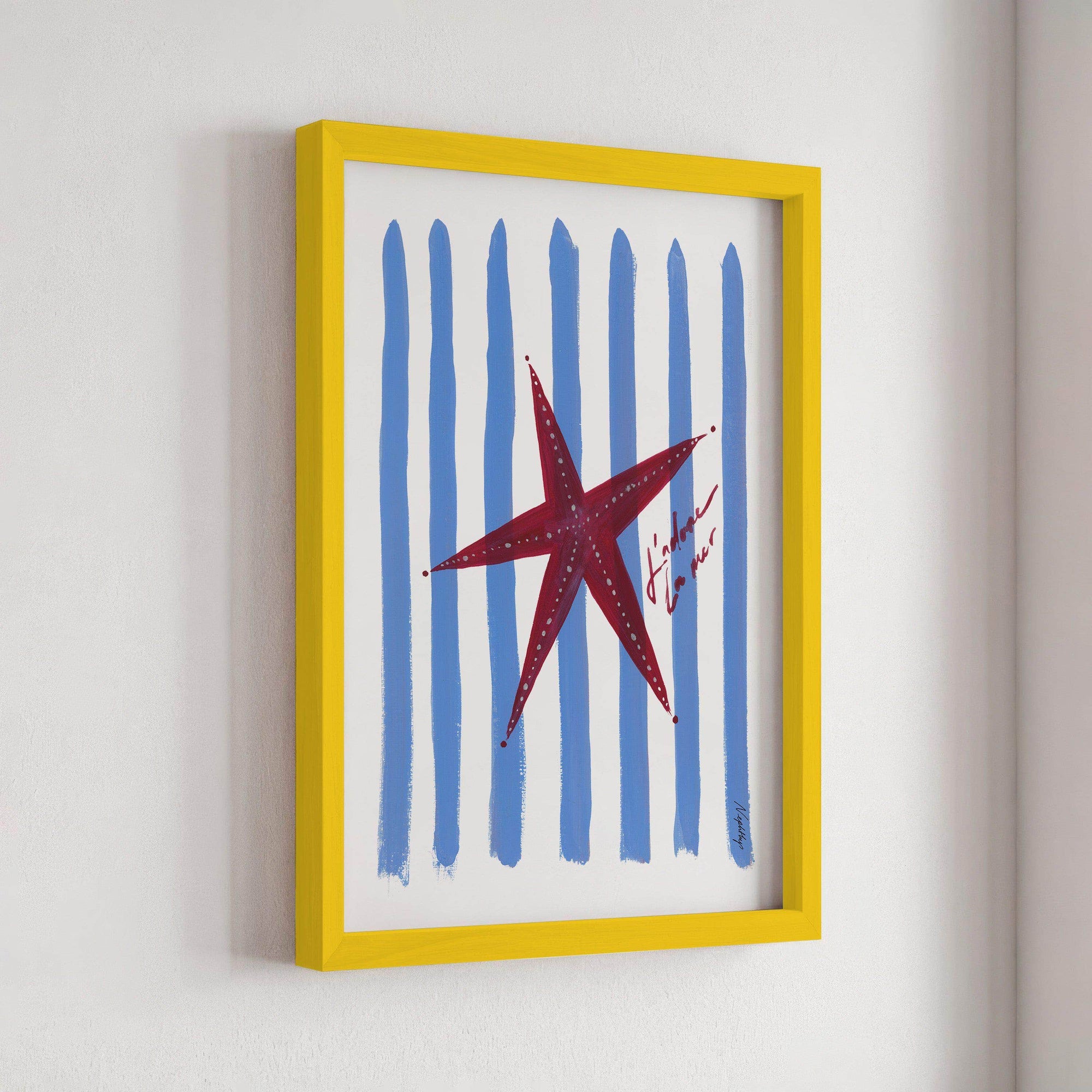 J'adore Starfish Print