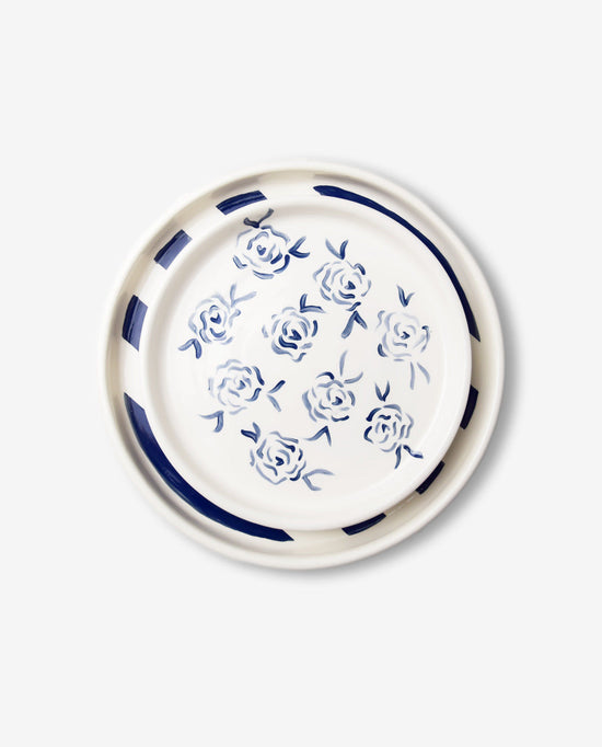 Royal Blue Dessert Plate