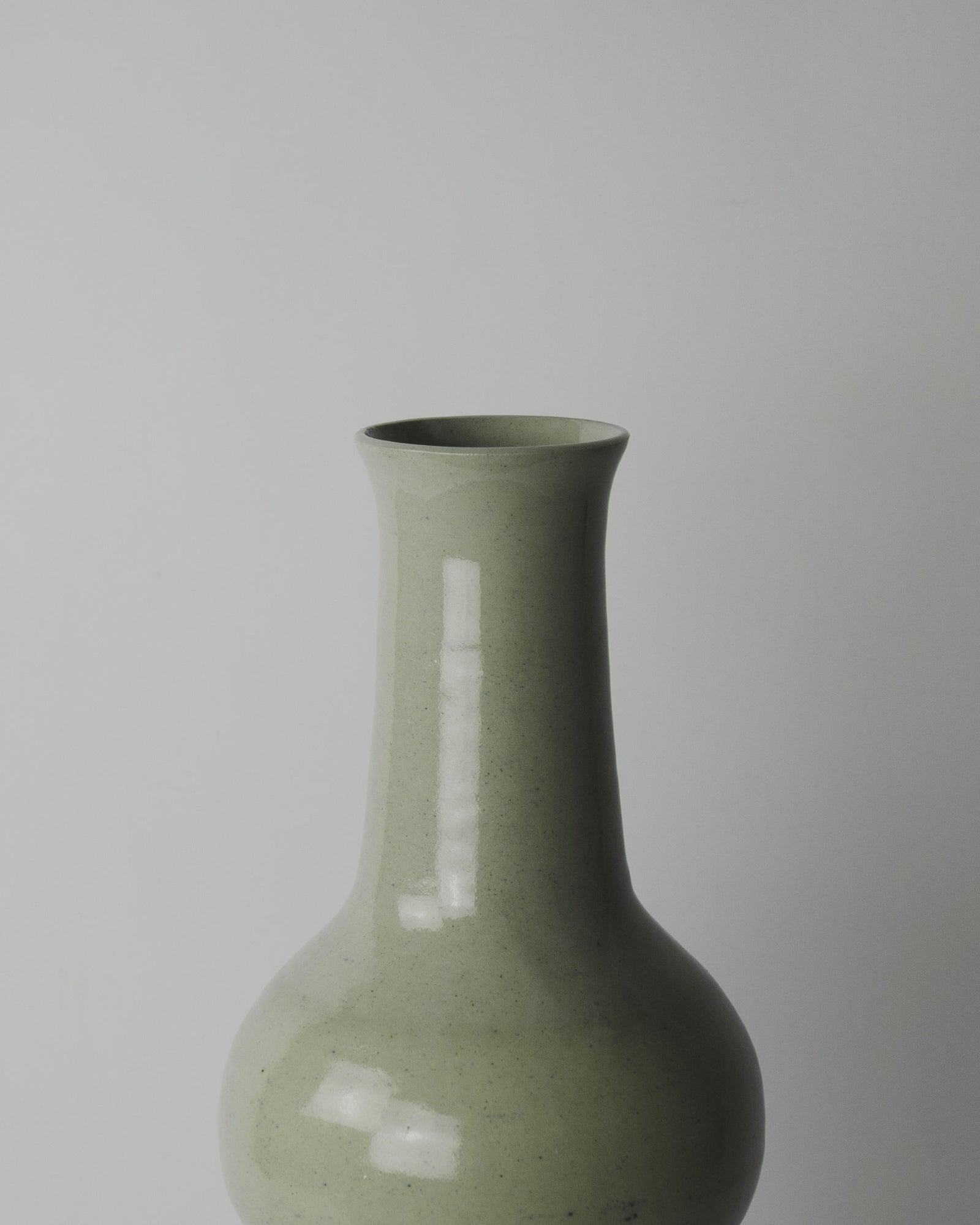 Sage Green Ceramic Vase II
