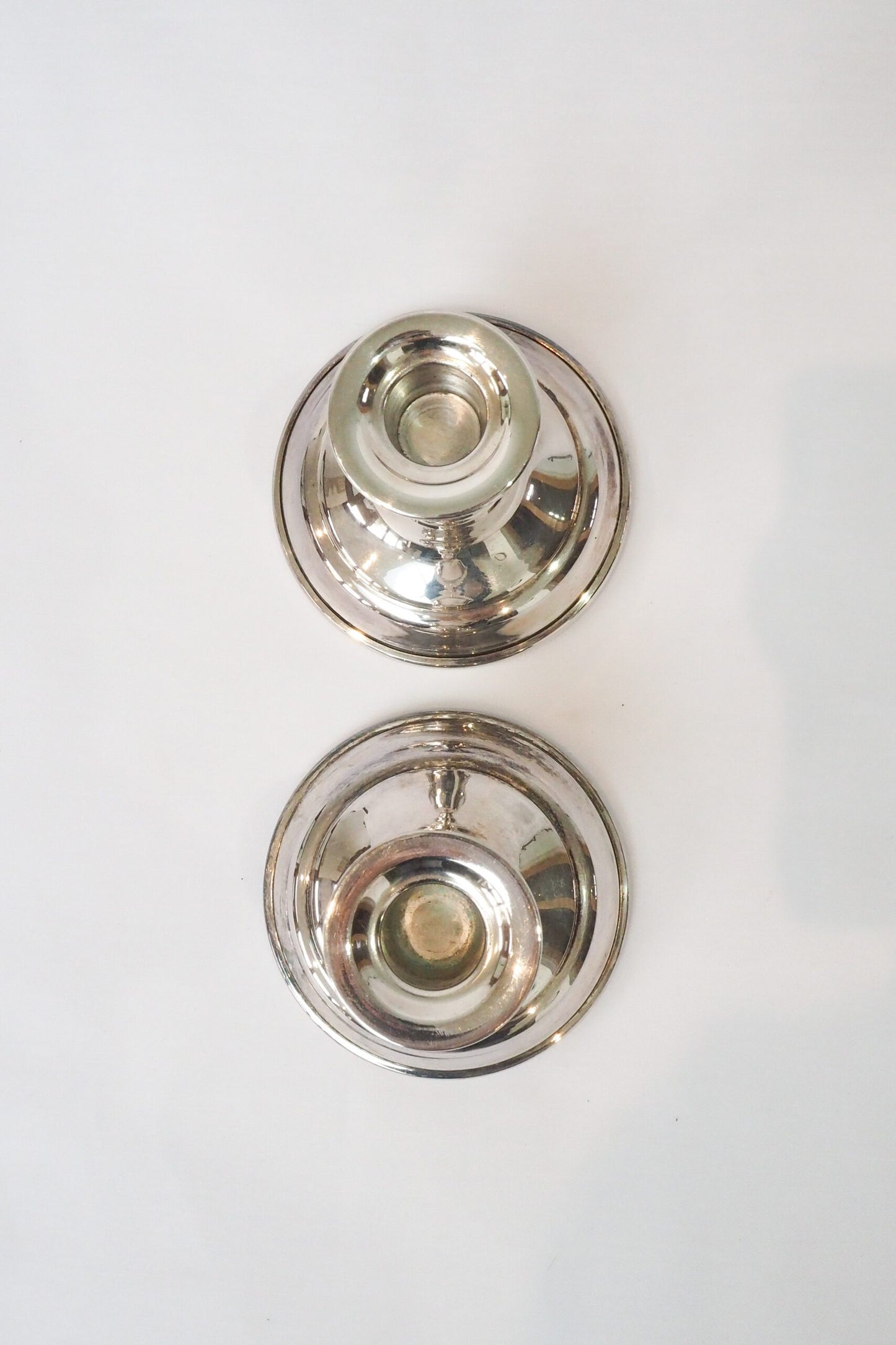 Vintage Silver Plated Candlesticks