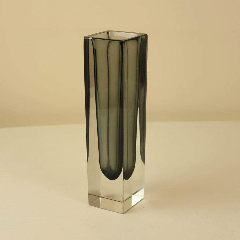 Vintage Murano Vase | Smoke