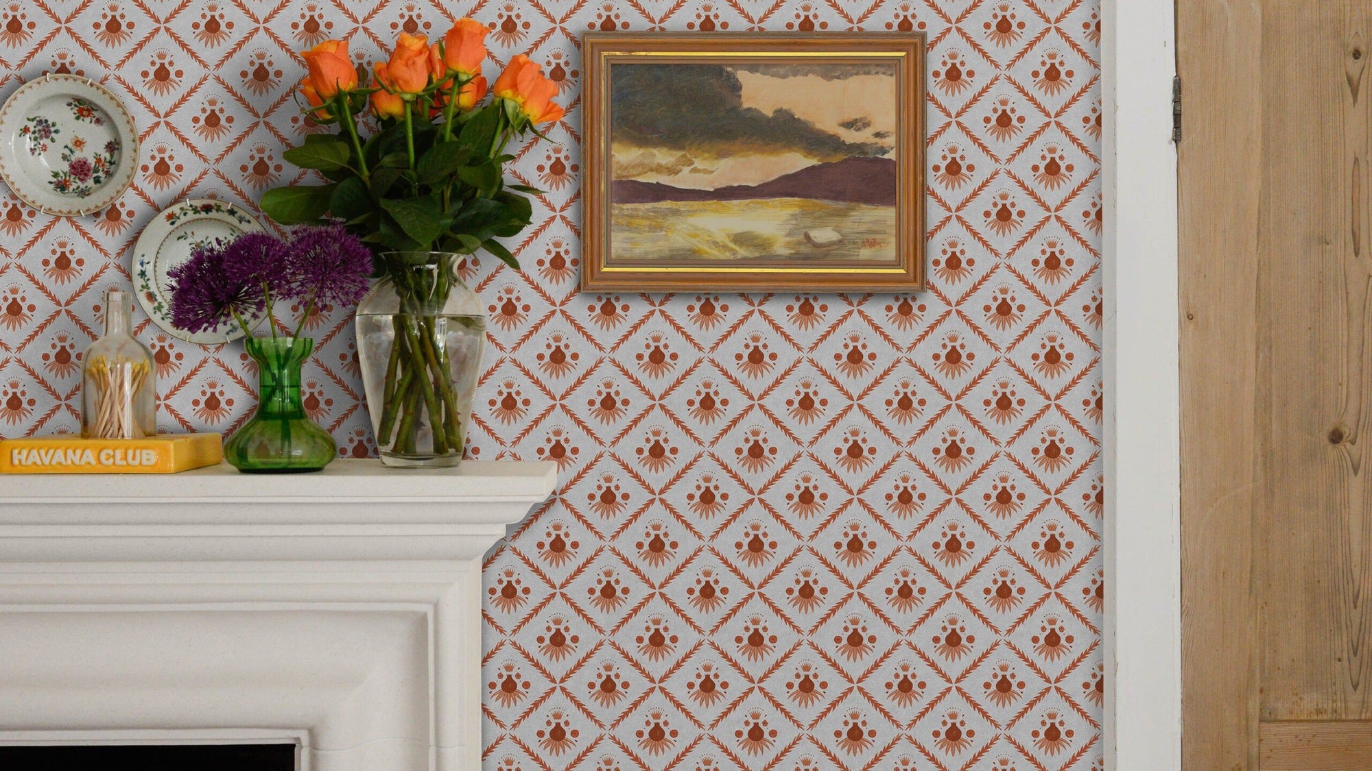 Pome Wallpaper, Dusky Pink, Roll-