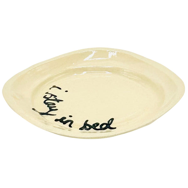 I Stay In Bed Trinket Tray