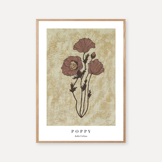 Poppy - Botanical Art Print
