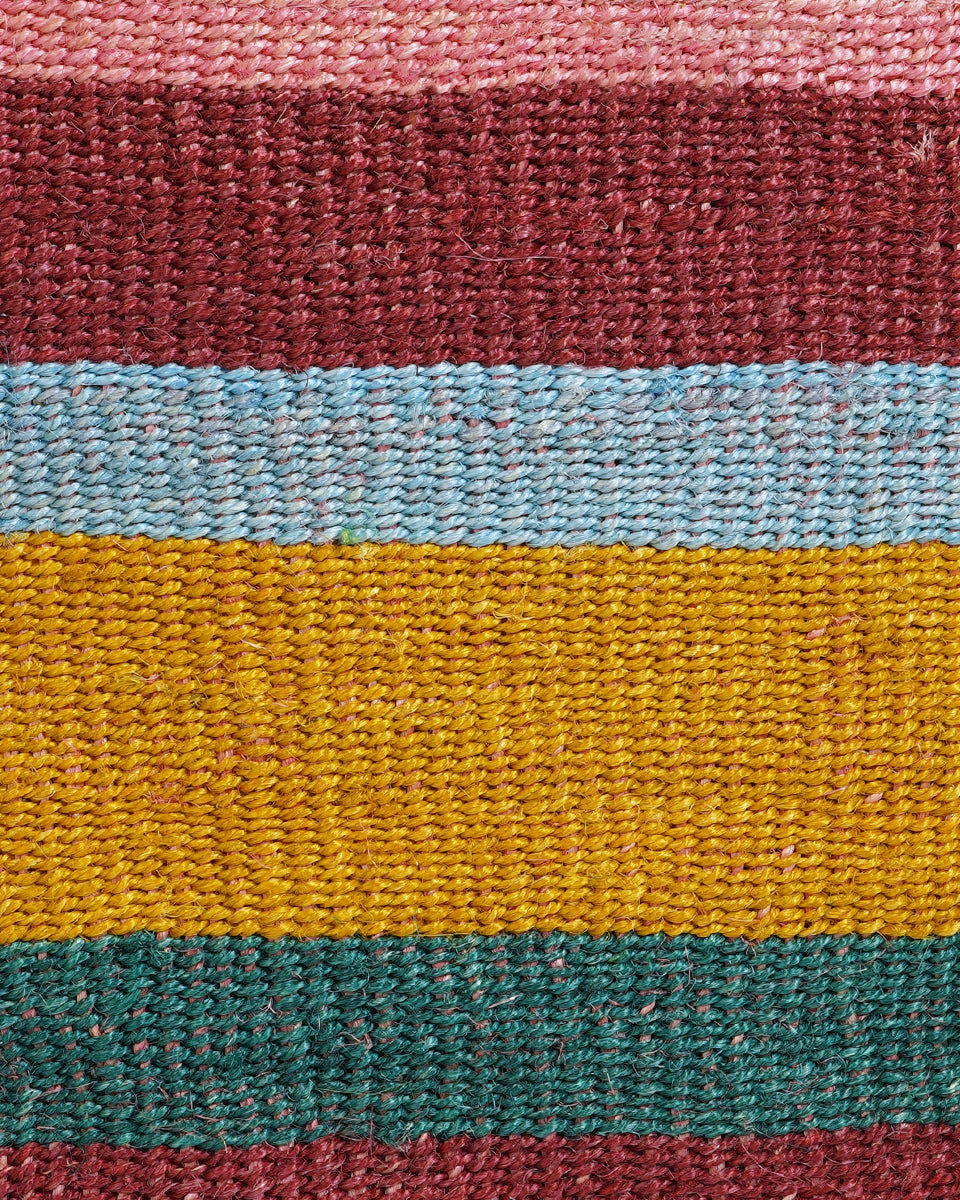 HEKA: Bold Striped Sisal Shopper