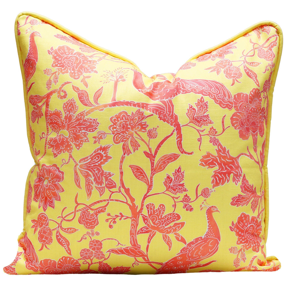 Peacock Batik Pillow