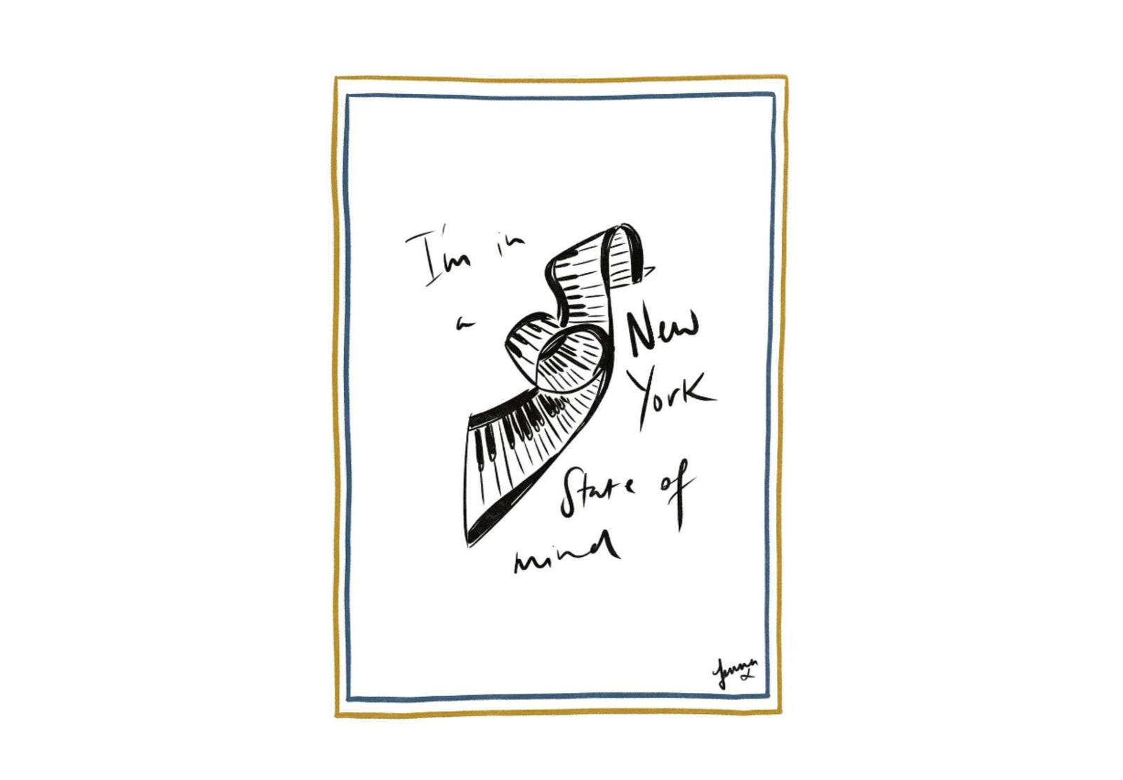 New York State of Mind Print