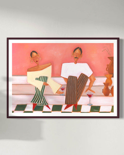 The Patio Art Print