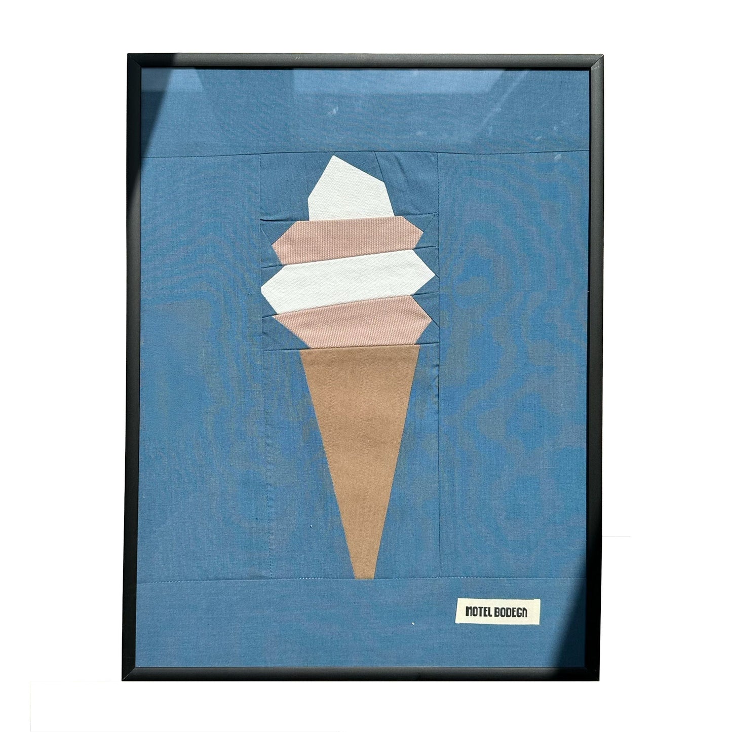 Ice Cream Original Quilted Artwork in Frame