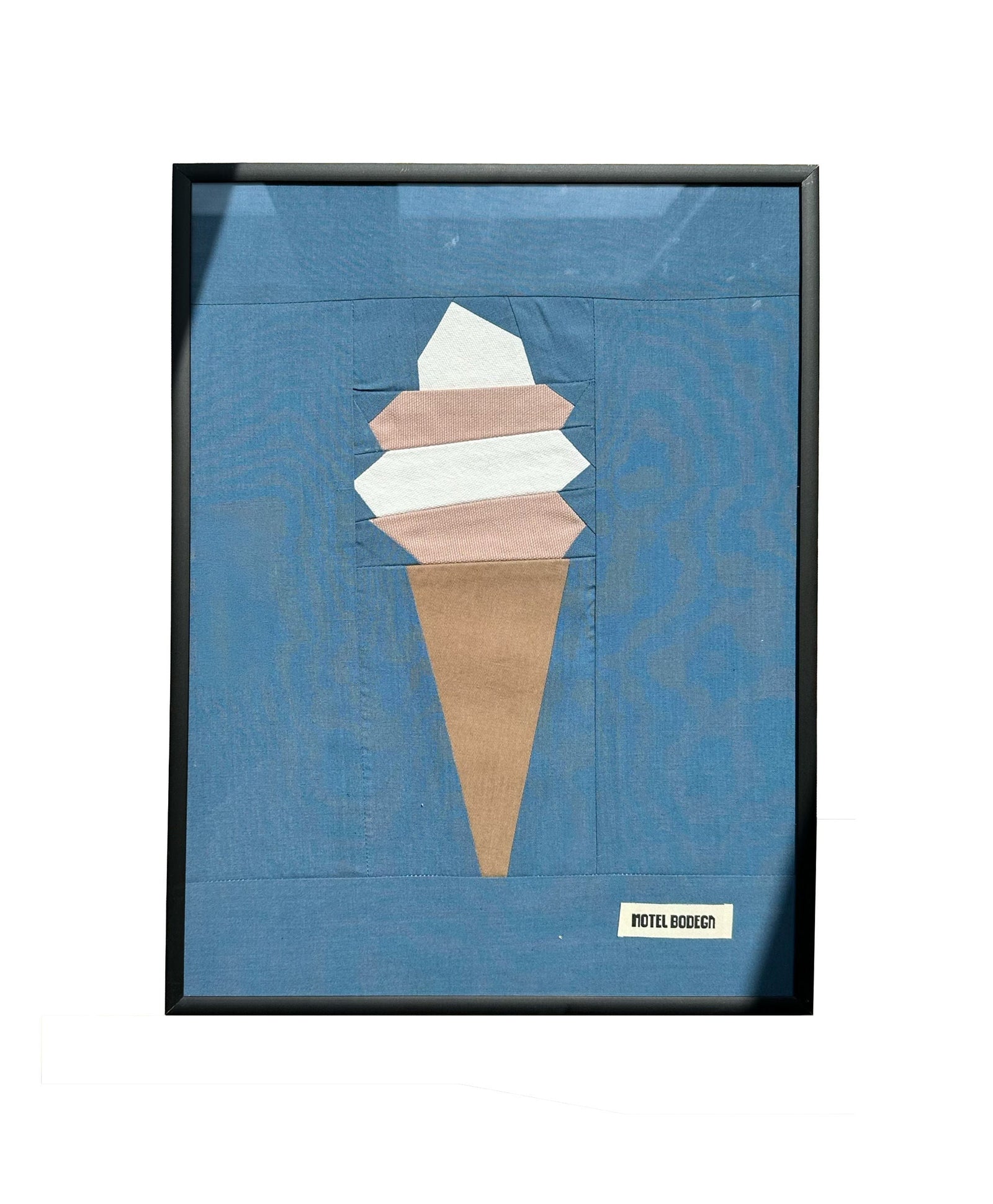 Ice Cream Original Quilted Artwork in Frame