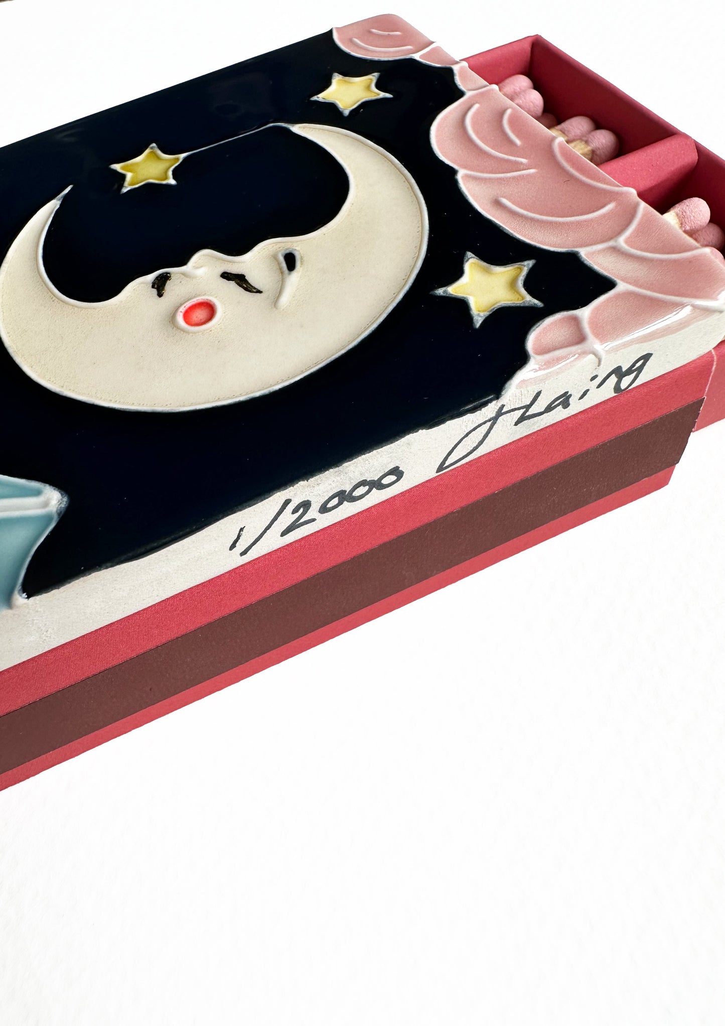 The Moon II Ceramic Matchbox