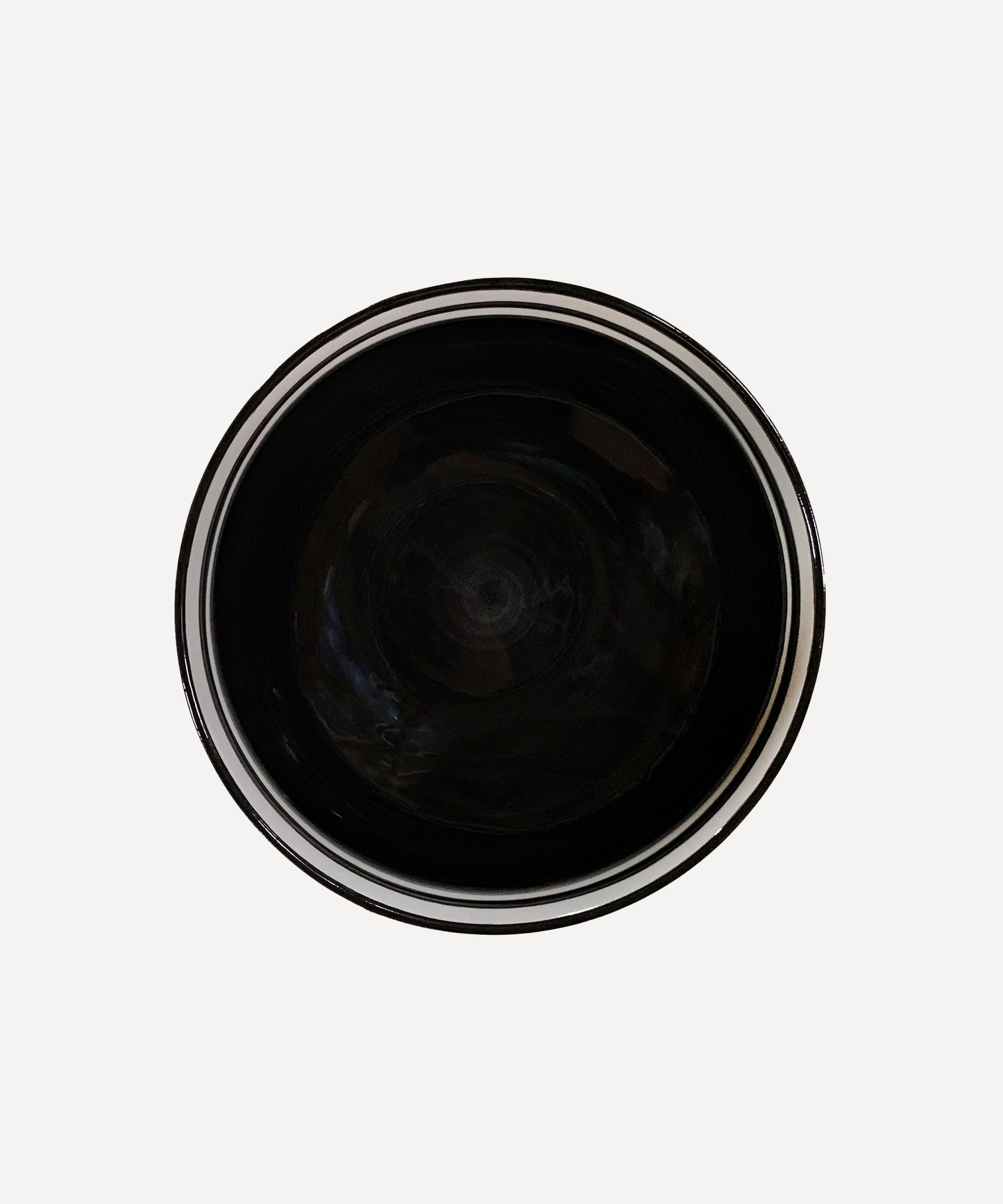 Helecho Salad Bowl, Jet Black