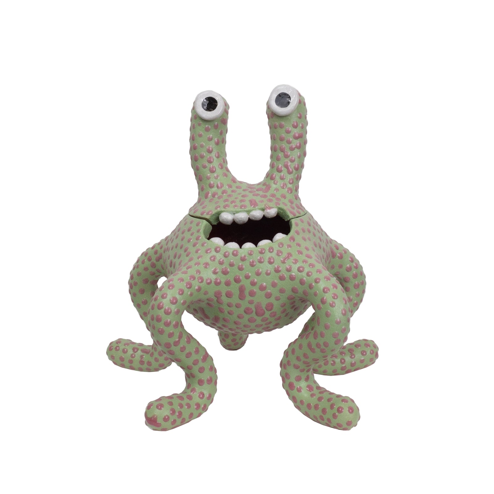 Odie Monster - Green and Pink Dots