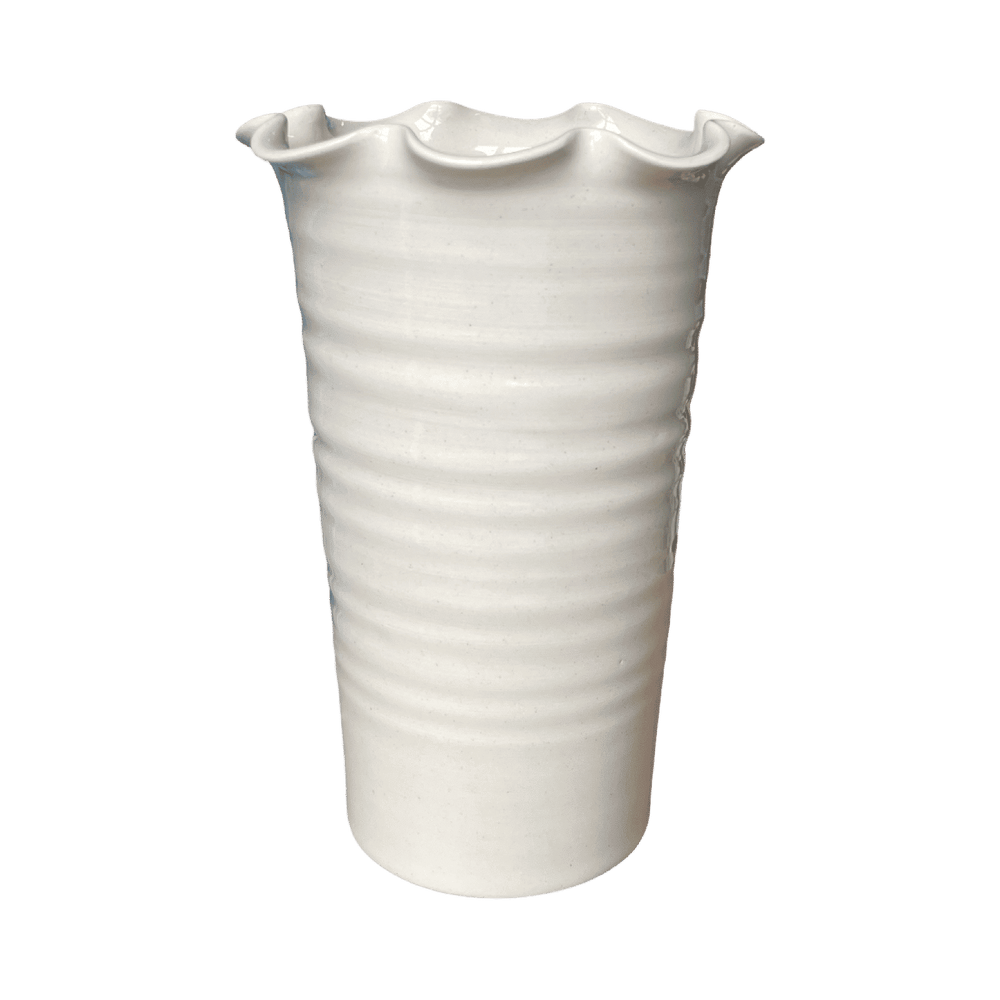 Frilly Vase Stoneware - Large