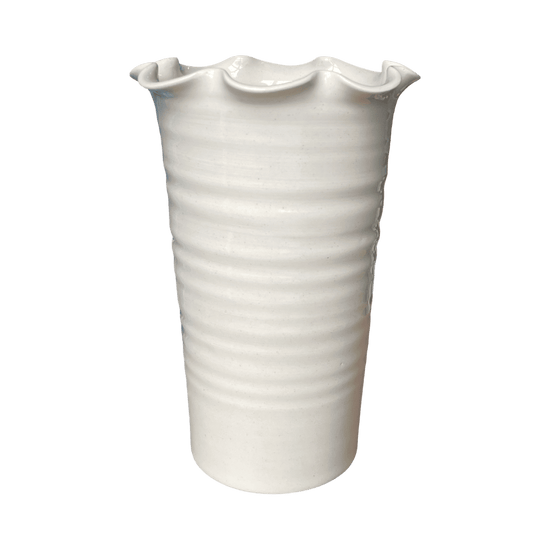 Frilly Vase Stoneware - Large