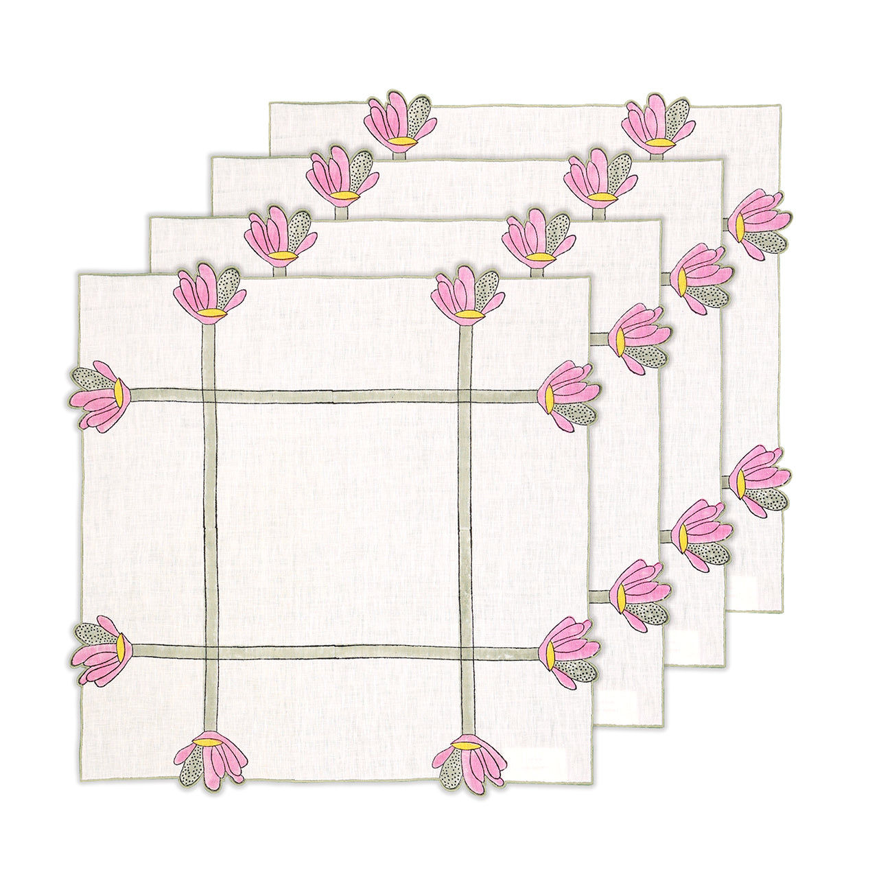 Cactus Table Napkin - Pink (Set of 4)