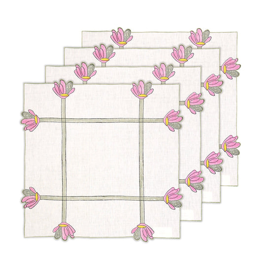 Cactus Table Napkin - Pink (Set of 4)