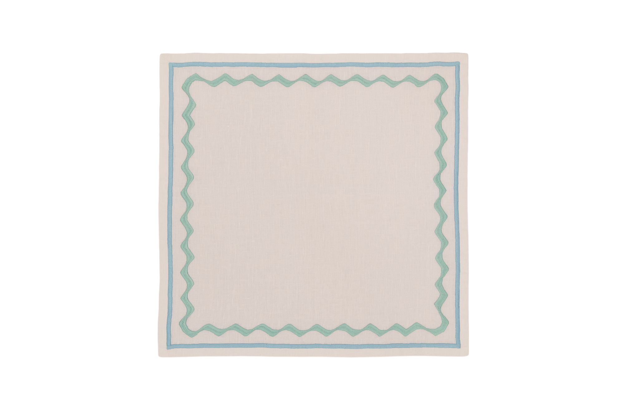 Embroidered Linen Napkins (Set of 4) 18×18 in