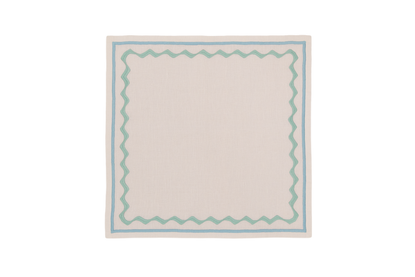 Embroidered Linen Napkins (Set of 4) 18×18 in