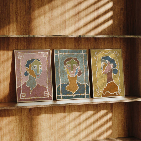 Colour Story No. 12 - Portrait Wall Art Print