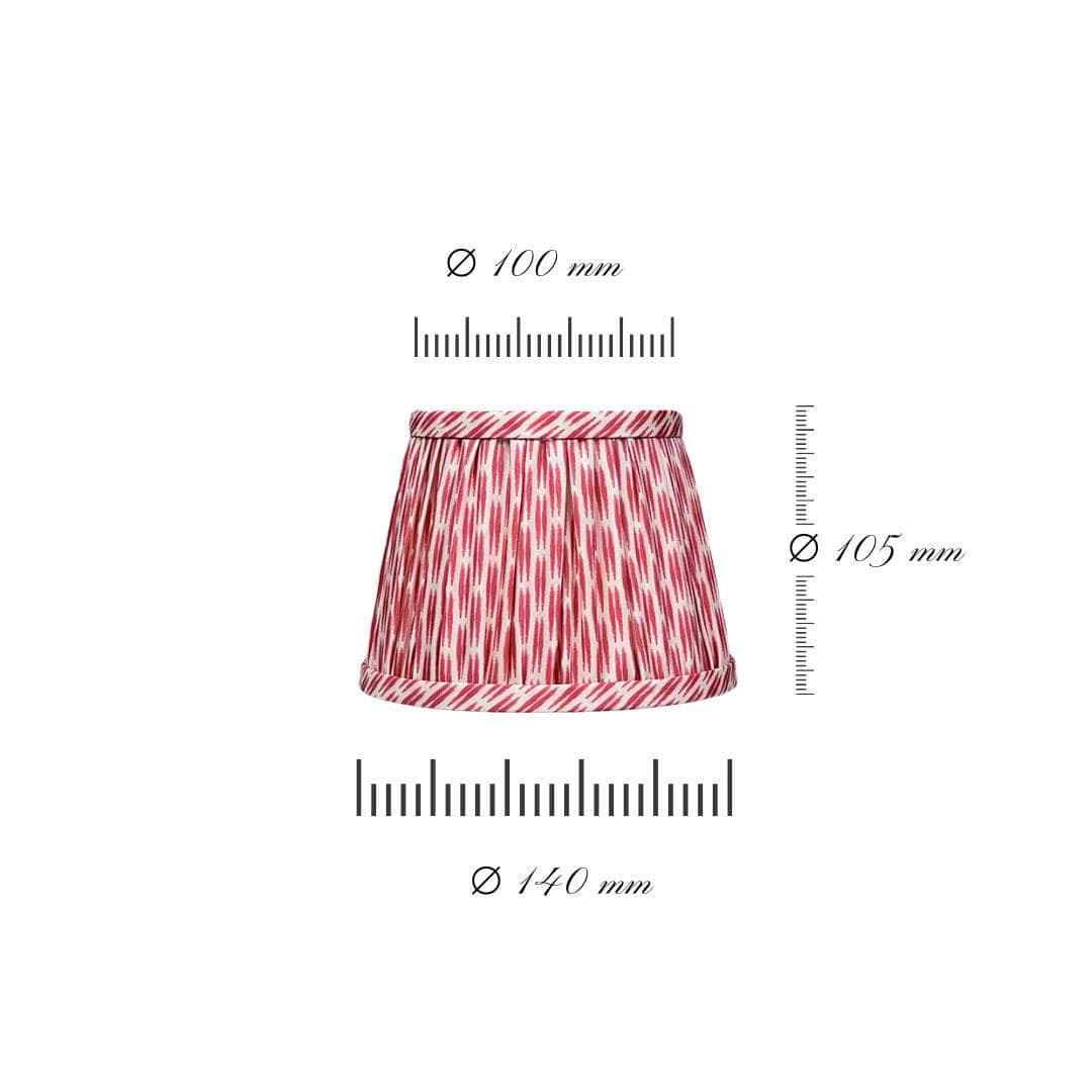 Lampshade Red Ikat