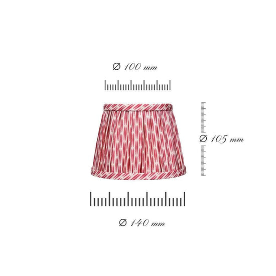 Lampshade Red Ikat