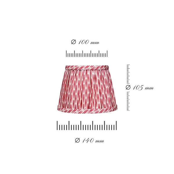 Lampshade Red Ikat